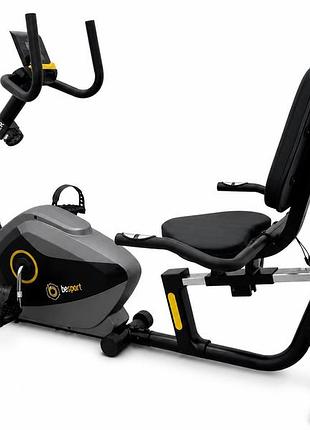 Велотренажер besport bs-525 axer горизонтальный черно-желтый