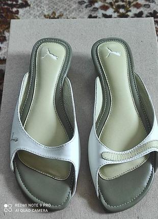 Винтажные мюли puma sporty mules эпохи y2k р38(24см)