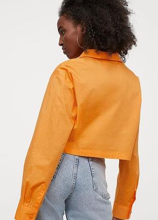 Рубашка женская укороченная h&amp;m