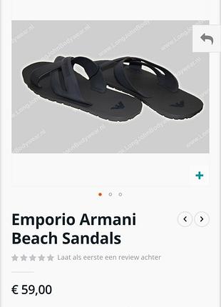 Шльопанці emporio armani оригінальні унісекс