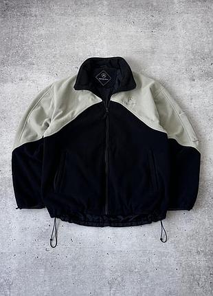 Куртка флісова mercedes benz mens fleece jacket xxl black beige full zip promo racing outdoor