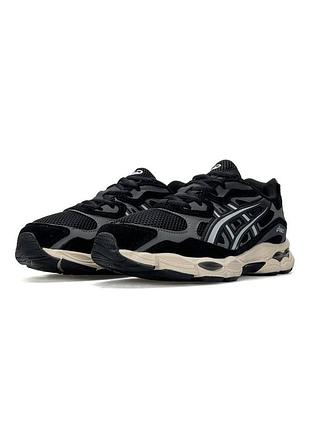 Asics gel-nyc black grey beige