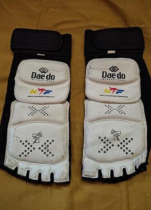Фути для тхеквондо dae do international wtf (world taekwondo federation, xl