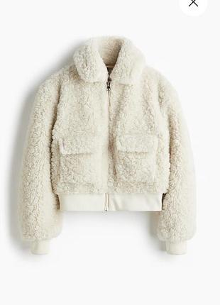 Новая меховая куртка шуба h&m zara оригинал