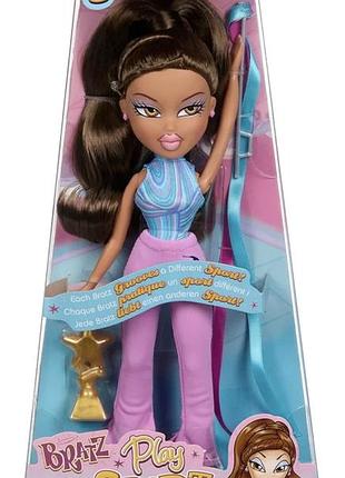Лялька bratz play sportz ясмін з аксесуарами для гімнастики