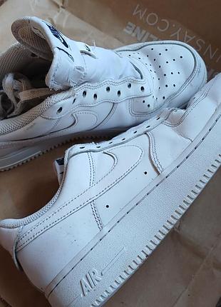 Nike air force 1 белые кроссовки