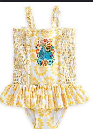 Яскравий купальник disney frozen «крижана лихоманка» з анною та ельзою, 
4 роки