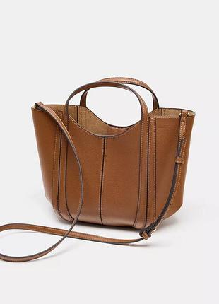 Мумка сумочка коричнева кросбоді zara зара