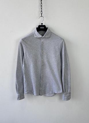 Сорочка suitsupply mens shirt sz 40 15.75 extra slim fit grey tessilmaglia egyptian cotton