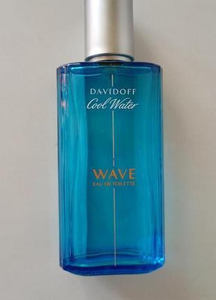 Чоловіча туалетна вода davidoff "cool water wave" 75 мл мужская туалетная вода