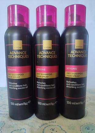 Сухий шампунь для волосся advance techniqes avon