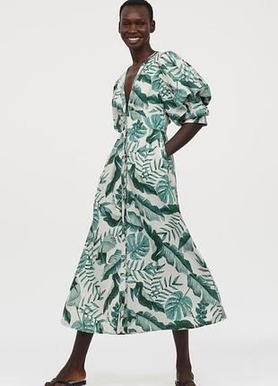 H&m льняна сукня