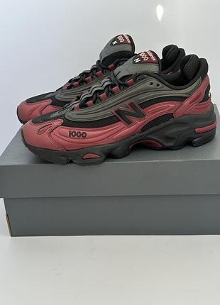 Чоловічі кросівки new balance 1000 black burgundy m1000 | 43 р. | нові