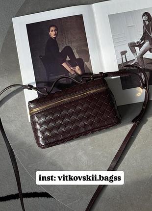 Сумочка nostra bag chocolate/gold🤎