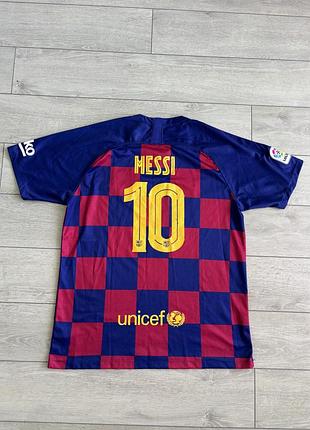 Футбольна джерсі футболка барселона ліонель мессі найк lionel messi barcelona nike football soccer jersey size xl хл розмір