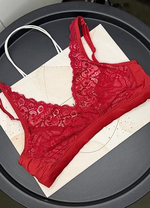 Бюстгальтер жіночий intimissimi червоний мереживний (розмір 75b)
