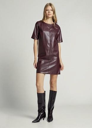 Сукня бордового кольору розміру 46(xl-xxl) бренду new look