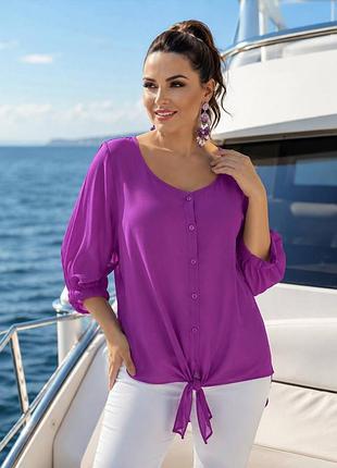Блузка блуза жіноча нарядна розмір l-xl (48-50)