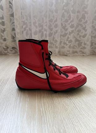 Бу боксерки nike machomai 2 red/white 6