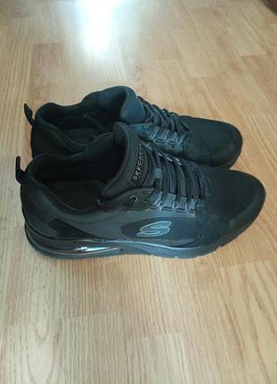Кроссовки sketchers на высокой подошве осень-весна