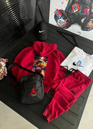 Чоловічий спортивний костюм сет nike  6в1 2999 грн🔥 можна окремо   манжети на резинці  костюм: ▫️сезон : осінь ▫️розмірний ряд : xs, s, m, l, xl, xx
