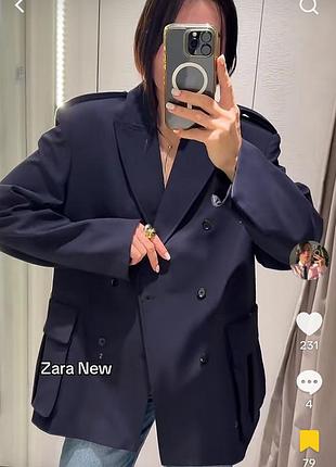 Блейзер ультратренд zara m/l