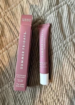 Бальзам для губ summer fridays lip butter balm brown sugar, 15 г