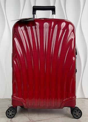 Новый сверхлегкий чемодан samsonite c-lite spinner 55/20(23) полипрополен ручная кладь