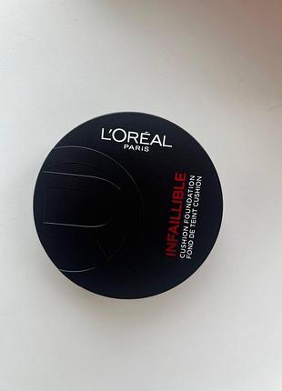 L’oreal paris infaillible cushion тональна основа-кушон для обличчя