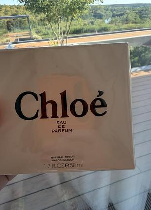 Chloé eau de parfum 50 мл — старий випуск coty prestige, запечатана