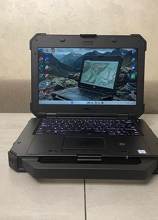 Захищений ноутбук dell latitude 7424&nbsp;rugged, 14" fhd ips 1000 нит, i7-8650u, 16gb, 1tb ssd, amd radeon rx 540 4gb, стилус, 4g 170e