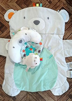 Килимок bright starts "tummy time prop & play"