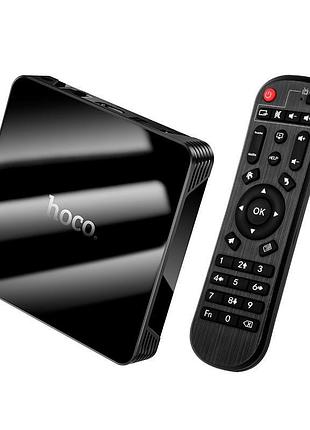 Android tv приставка hoco navio wifi hd tv box dq10 plus |4gb+32gb,cortextm-a53, wifi 2.4g/5g, 4k/60fps|