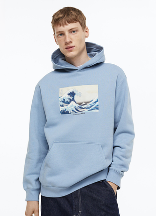 Худи свитшот батник с принтом h&amp;m