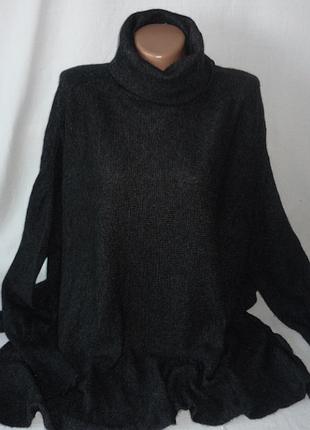 Iale pure cashmere м'який 100% кашеміровий светр гольф оверсайз-оверсайз бохо