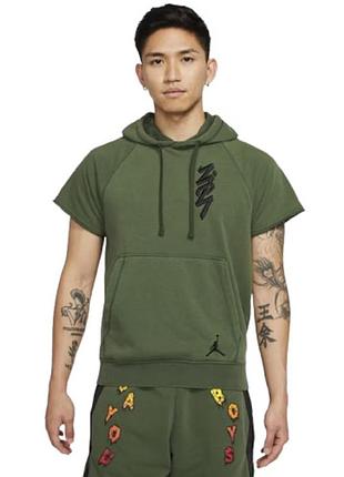 Худи жилетка jordan zion cutoff hoodie da9842-335