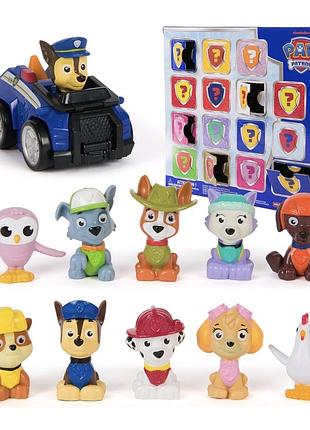 Paw patrol rewards box — набір з 8 фігурками, машинкою та тваринками
