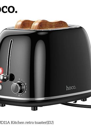 Тостер hoco kitchen retro toaster hjd11a |850w, 38mm slot, 6 levels|