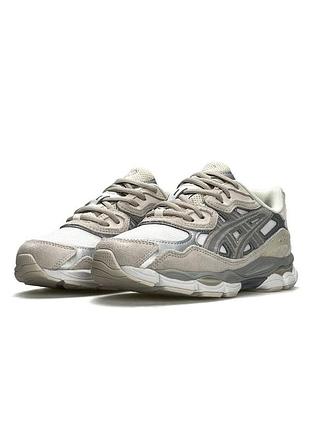 Asics gel-nyc grey beige silver