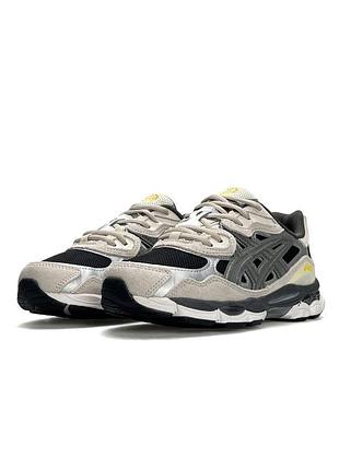 Asics gel-nyc grey silver black