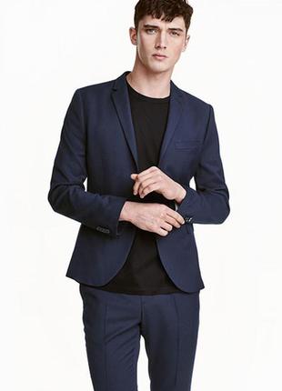 Пиджак skinny fit h&m разм. 44