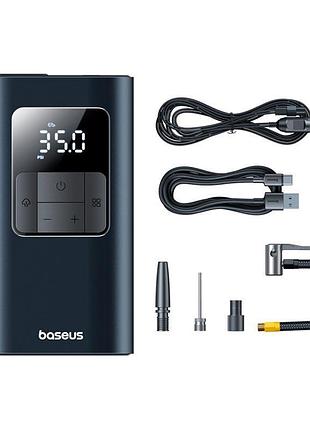 Портативный компрессор для автомобиля baseus primetrip va1 wired and wireless 2-in-1 tire inflator |20000r/min, 75w|