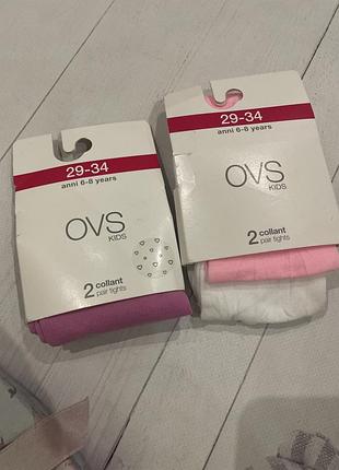 Капронові колготи ovs 6-8 років італія