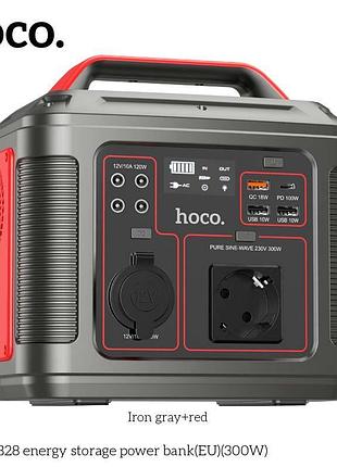 Портативна електростанція hoco energy storage power bank db28 80000 mah | 300w, 3usb/type-c/ac, pd/qc|