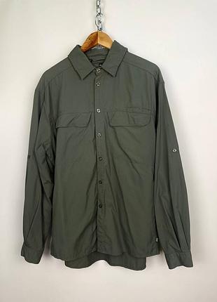 Rei upf 50+ трекінгова чоловіча сорочка хакі large