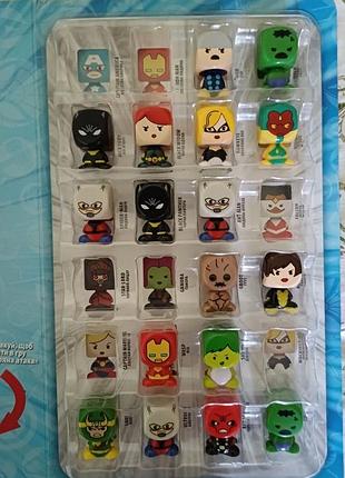 Полная коллекция фигурок marvel mania blokhedz (варус / varus)