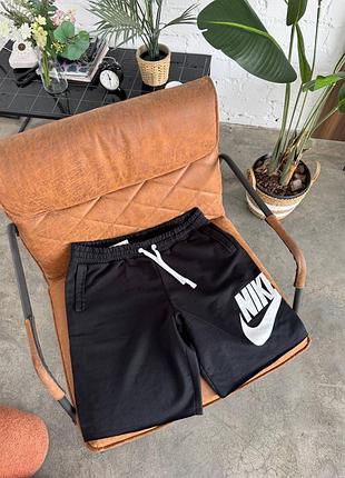 Шорты nike big swoosh черные мужские