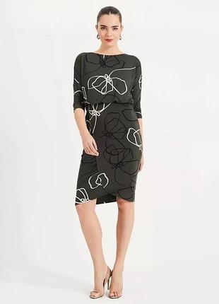 Трикотажное миди платье из вискозы phase eight 14 размера