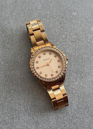 Годинник seconda rose gold ladies watch temptations 4253