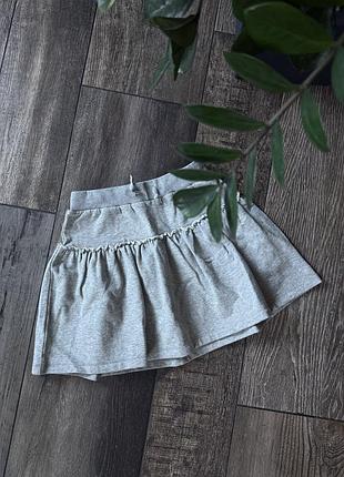 Спідниця юбка з блискітками 10 років сіра сонце zara next george h&m